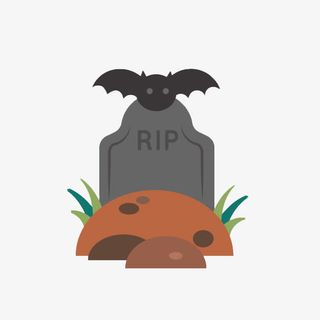 万圣手绘墓碑免抠