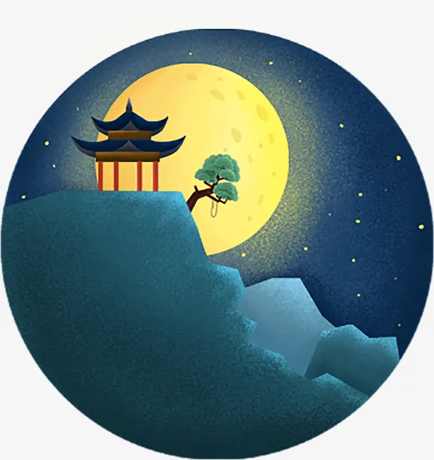 唯美大气古风艺术背景元素