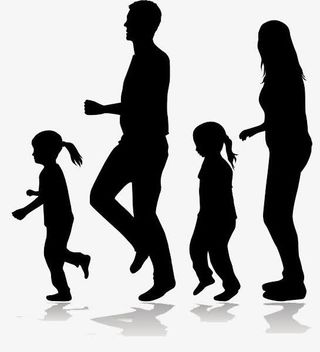 起步跳跃的一家人免抠