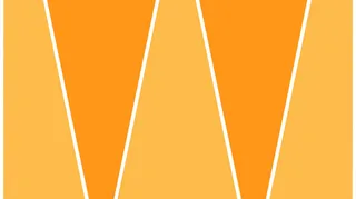 五格几何图案背景