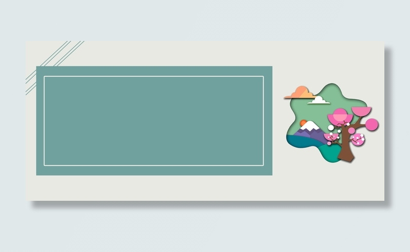 素雅手绘背景高清