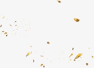 漂浮元素金色免抠