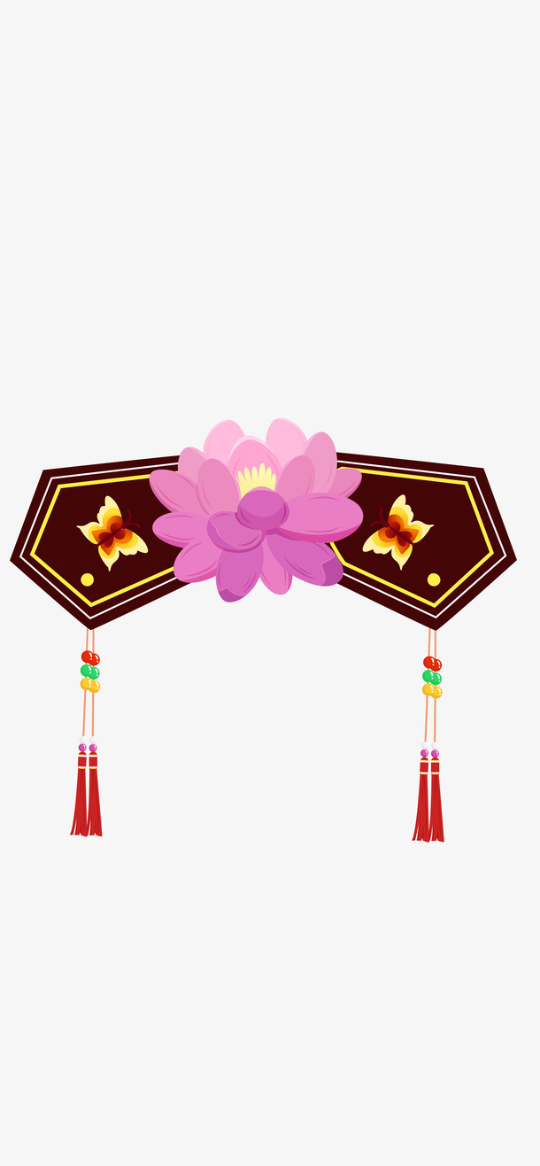 中国古代 皇宫旗头免抠