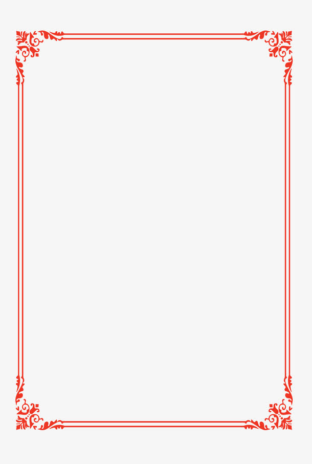 如意新年边框免抠