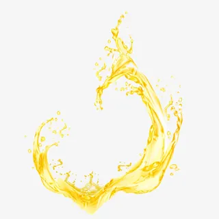 金灿灿的油滴健康食品免抠