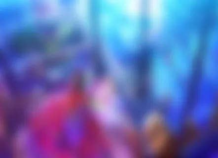 红色蓝色模糊背景交融素材