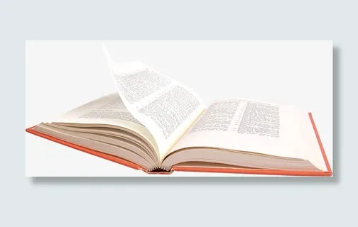 高清摄影书本翻页效果免抠