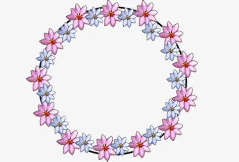 花环头像边框免抠 花环头像边框免抠