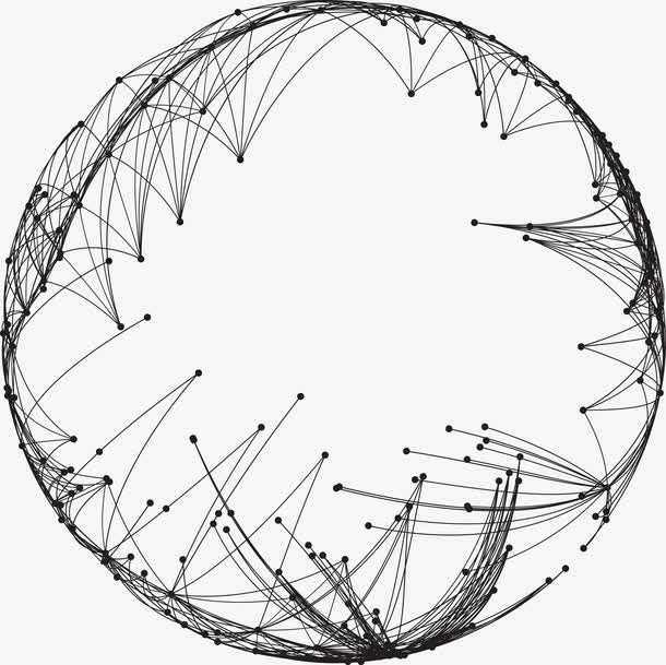 矢量设计感地图免抠