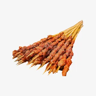 烧烤牛肉串透明图层素免抠