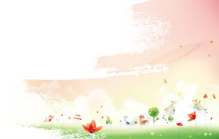 粉色春天背景素材高清