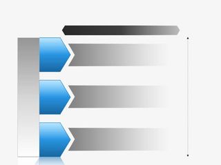 ppt渐变递进图示免抠