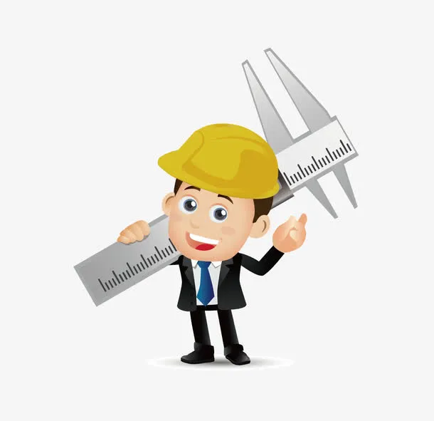 卡通测量员免抠
