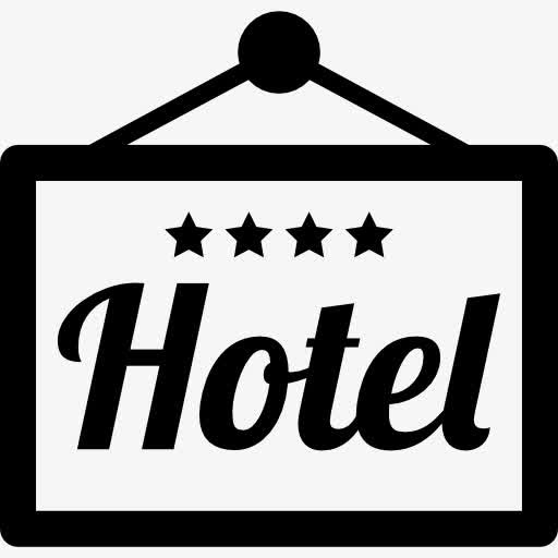 四星酒店悬挂信号图标免抠