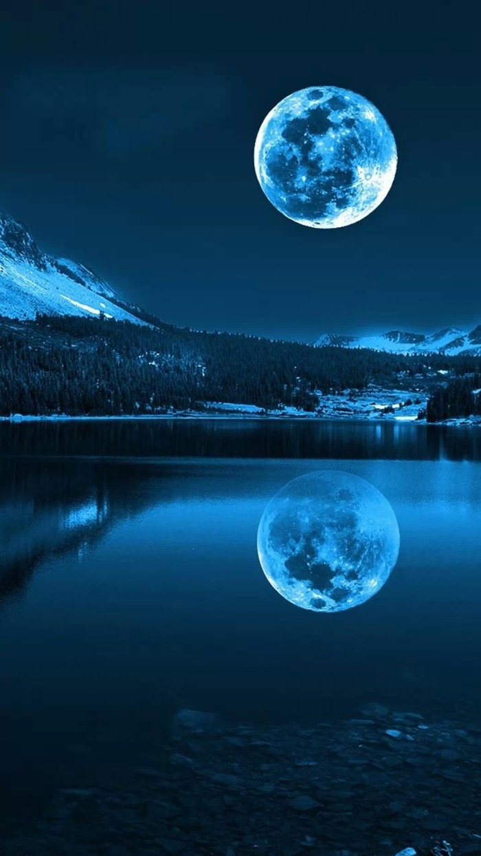 夜晚星空H5背景素材高清