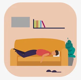 扁平风人物插画免抠