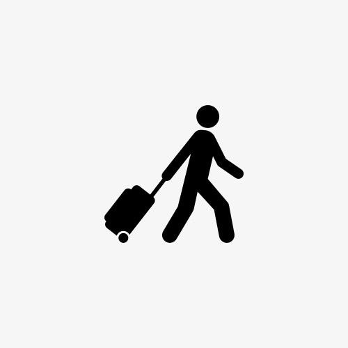 旅人行李箱png icon素材免抠
