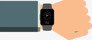 矢量手绘苹果手表免抠