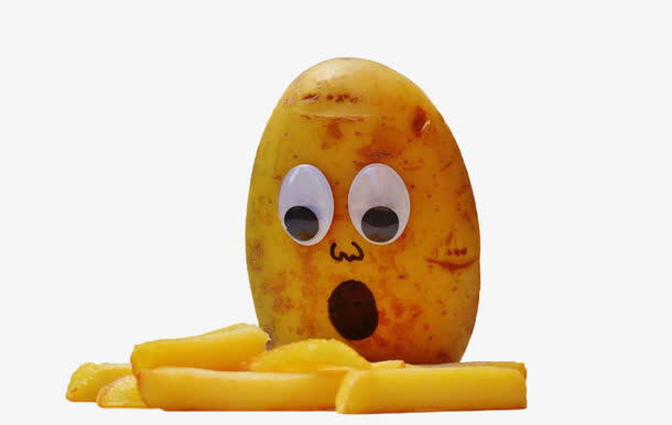 惊讶的土豆免抠