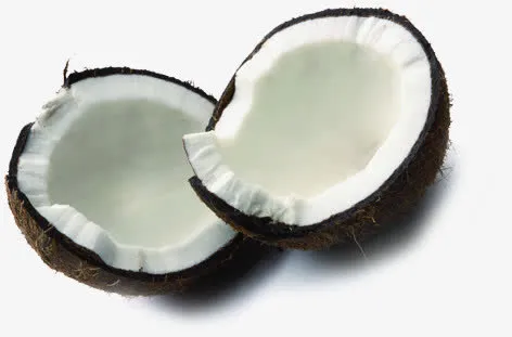分开的椰壳舞台灯光免抠