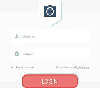 透明白色登录界面免抠