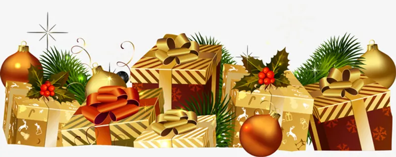 圣诞节各式圣诞礼物免抠