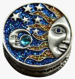 复古韩式太阳神百宝盒免抠