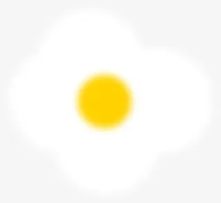 煎蛋卡通装饰免抠