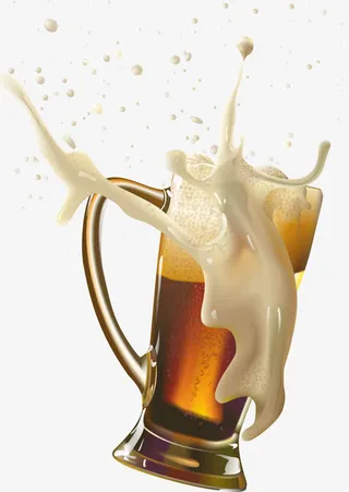 香浓咖啡溢出来免抠