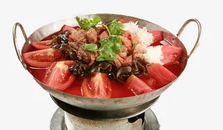 酒精砂锅番茄牛腩免抠