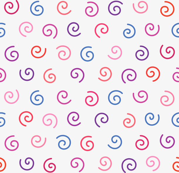 多彩扭曲线条免抠