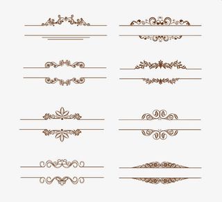 边框花纹免抠