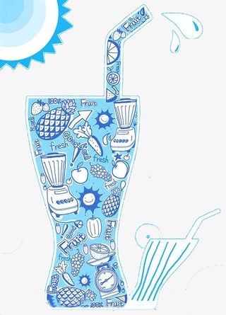 时尚底纹背景花纹童话风格符号