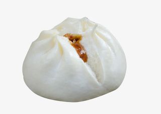 开口叉烧包包子素材免抠
