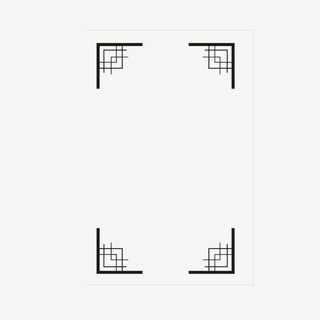 黑色传统方框边框元素免抠