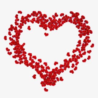 红色玫瑰边框免抠