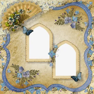 复古风装饰边框免抠