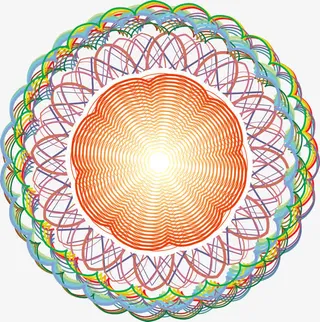 彩色防伪图标免抠