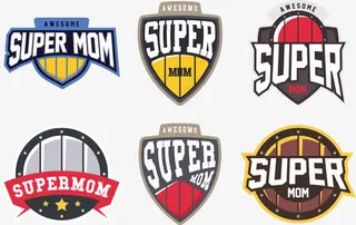 力量型logo合集矢量免抠