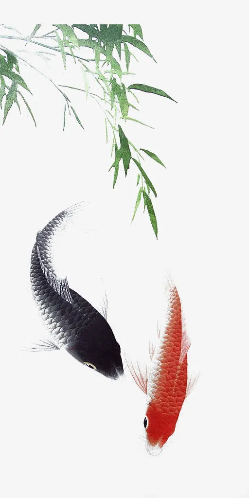 水墨竹子免抠
