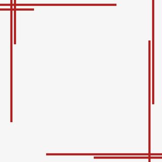 中国风红色边框古风免抠装饰边框元素