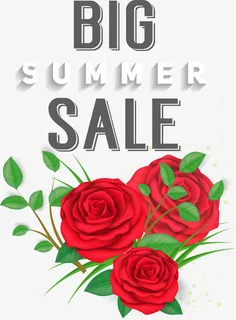 矢量手绘花朵装饰免抠