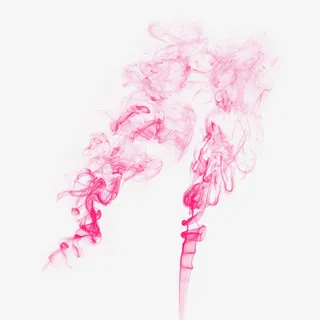 漂浮素材红色云烟免抠