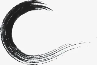 墨迹 水墨免抠装饰墨迹笔触元素