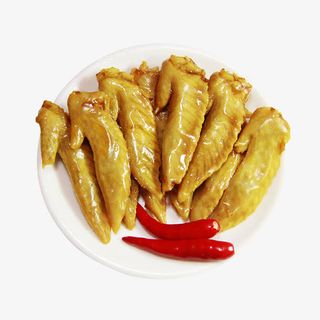 产品实物卤鸡翅翅尖免抠