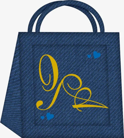 卡通手绘挎包免抠