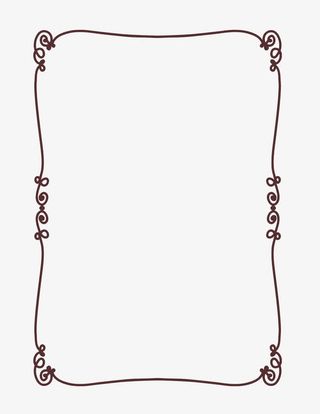 手绘边框免抠