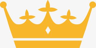 敞开的扁平化皇冠免抠