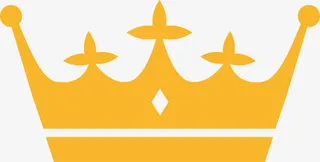 敞开的扁平化皇冠免抠