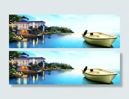 房地产banner创意设计免抠